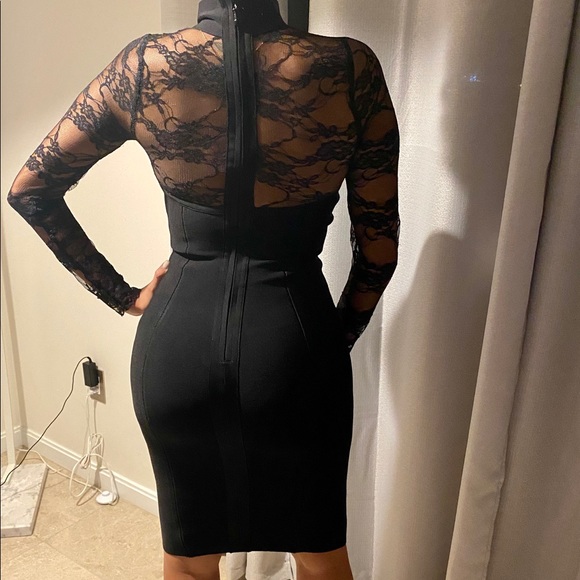 Final Price! Lace sleeves bodycon choker dress - Picture 9 of 9